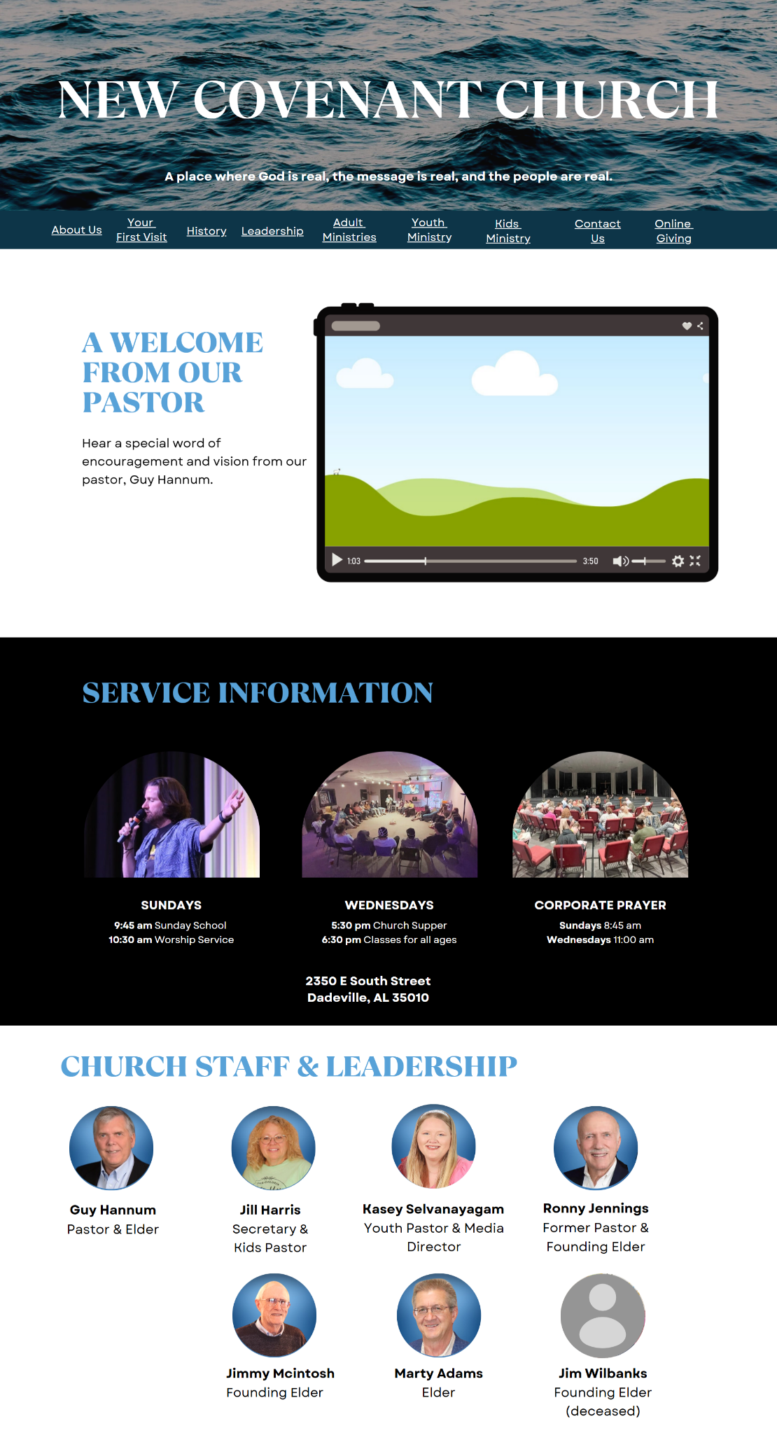 Old NCC homepage